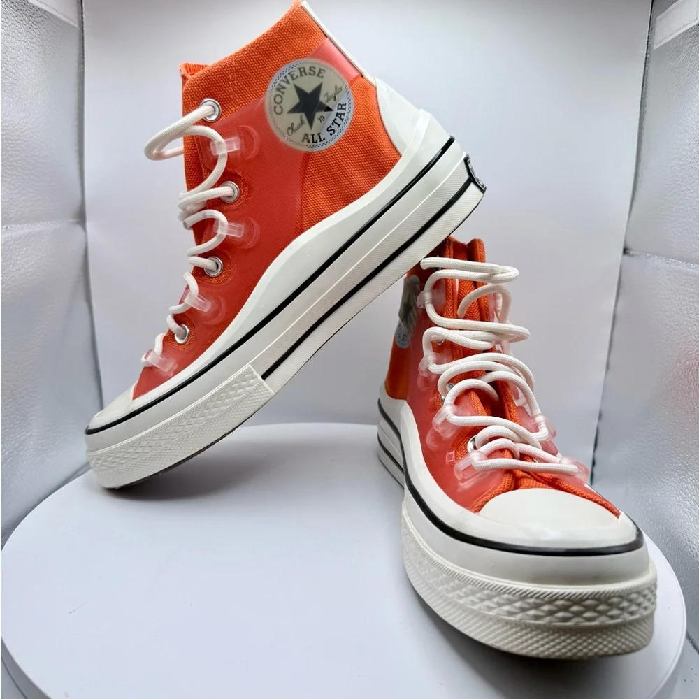 Converse Chuck Taylor All Star 70 Hi Lift Platform‎ Orange Sneakers Men’s 6.5